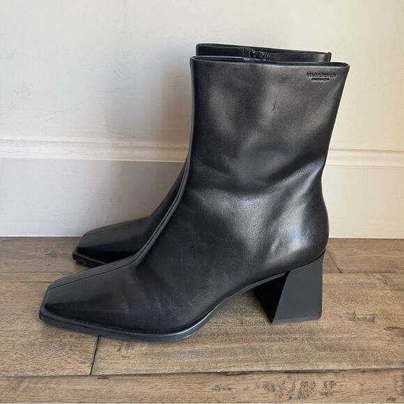 LIKE NEW Vagabond Hedda Black Heeled Boots size 40 / 10 - Picture 5 of 11